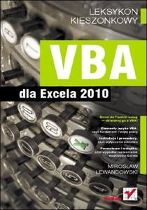 VBA dla Excela 2010. Leksykon kieszonkowy - 2857600476