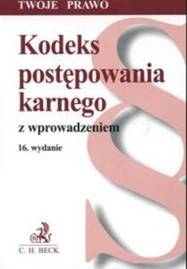 Kodeks postpowania karnego z wprowadzeniem