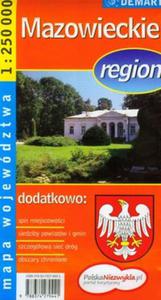 Mazowieckie region mapa wojewdztwa 1:250 000 - 2857600521