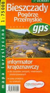 Bieszczady, Pogrze Przemyskie. Mapa turystyczna. 1:75 000 - 2857601070