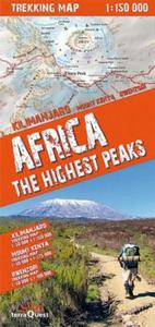 Africa the highest peaks 1:150 000 trekking map - 2857602528