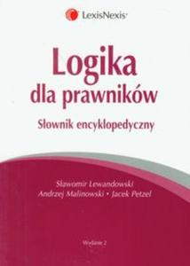 Logika dla prawnikw Sownik encyklopedyczny - 2857602594