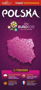 Polska 1:750 000 Euro 2012 mapa samochodowa laminowana - 2857602862