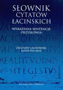 Sownik cytatw aciskich. Wyraenia, sentencje, przysowia - 2825653922