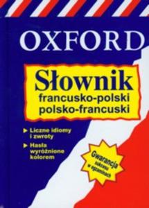 Sownik francusko polski polsko francuski Oxford - 2825653930