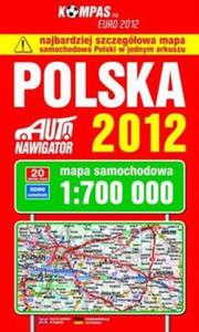 Polska. Mapa Samochodowa 1:700 000, oprawa mikka, wyd. 2012 - 2857603351