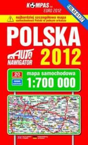 Polska. Mapa samochodowa 1:700 000, oprawa twarda, wyd.2012 - 2857603372