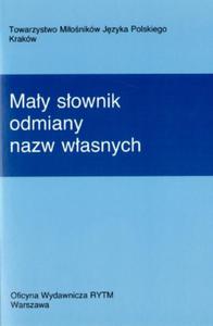 MAY S.ODMIANY NAZW WASNYCH BR RYTM 978-83-7399-260-3 - 2825653966