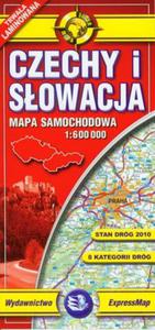 MAPA SAM.-CZECHY I SOWACJA 1:600LAMINAT EXPRESSMAP 9788360120163