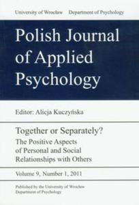 Polish Journal of Applied Psychol. vol 9 nr 1 - 2857604567