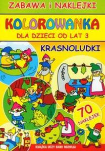 Kolorowanka dla dzieci od lat 3. Krasnoludki + naklejki - 2857604858