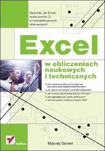 Excel w obliczeniach naukowych i technicznych - 2857605258