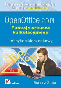 OpenOffice 2.0 PL. Funkcje arkusza kalkulacyjnego. Leksykon kieszonkowy - 2857605509