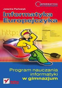Informatyka Europejczyka. Program nauczania informatyki w gimnazjum - 2857605669