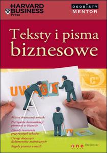 Teksty i pisma biznesowe. Osobisty mentor - Harvard Business Press - 2857606334