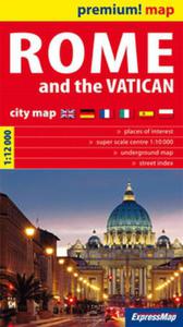 Rome and the Vatican city map 1:12 000 - 2857606911