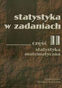 Statystyka w zadaniach cz.2 Statystyka matematyczna - 2857607066