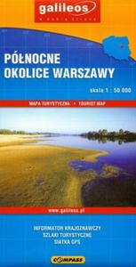 Pónocne okolice Warszawy Mapa turystyczna 1: 50 000