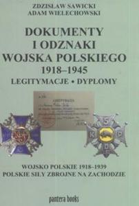 Dokumenty i odznaki Wojska Polskiego 1918 - 1945 Legitymacje i dyplomy - 2857607943