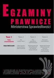 Egzaminy prawnicze MS Testy z komentarzem t.1 - 2857607995