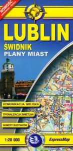 Plan miasta. Lublin, widnik 1:20 000 Laminowany - 2857608380