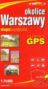 Okolice Warszawy mapa turystyczna 1:75 000