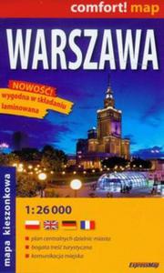 Warszawa. Mapa kieszonkowa. 1:26 000