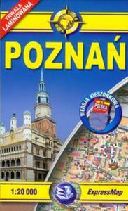 Plan miasta. Pozna 1:20 000 Midi Laminowany kieszonkowy