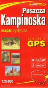 PUSZCZA KAMPINOSKA MAPA 1:35000 PAPIER EXPRESSMAP 83-60120-40-4 - 2857608413