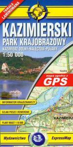 Kazimierski Park Krajobrazowy 1:50 000 Mapa turystyczna laminowana