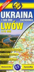 Ukraina Zachodnia Lww 1:500 000 Mapa laminowana - 2857608456