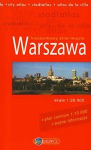 Warszawa Kieszonkowy atlas miasta 1: 26 000 - 2857608476