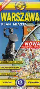 Warszawa Plan miasta 1: 29 000