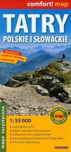 Tatry Polskie i Sowackie. Mapa turystyczna laminowana. 1 : 55 000 - 2857608584