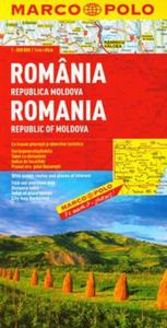 Rumunia Modawia mapa samochodowa 1:800 000 Marco Polo