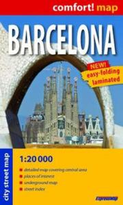 Barcelona - laminowany plan miasta 1:20 000