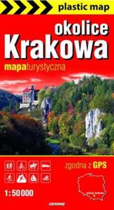 Okolice Krakowa foliowana mapa turystyczna 1:50 000 - 2857608811