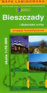 Bieszczady i bukovske vrchy Mapa turystyczna