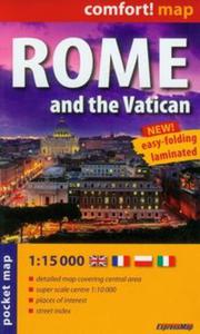 Rome and the Vatican pocked map