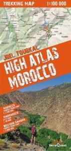 Morocco High Atlas trekking map 1:100 000 - 2857608951