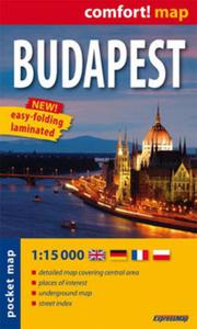 Budapest pocket map 1:15 000 - 2857608979