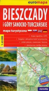 Bieszczady i Gry Sanocko-Turczaskie mapa turystyczna - 2857609020