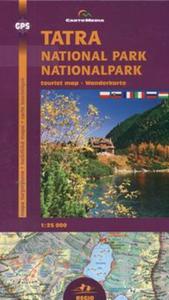 Tatra National Park National wersja ang/niem Tourist map 1:25 000 - 2857609377