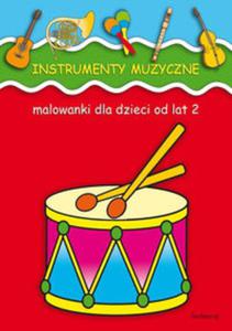 Instrumenty muzyczne malowanki dla dzieci od lat 2 - 2857610810