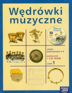 Wdrwki muzyczne 4-6 Podrcznik z pyt CD Cz 1 - 2857611252