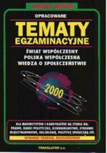 Tematy egzaminacyjne wyd.3 - 2825654464