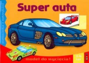 Super auta. 3-6 lat. Malowanka z naklejkami - 2857611468