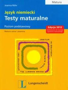 Testy maturalne jzyk niemiecki poziom podstawowy z pyt CD - 2857613097