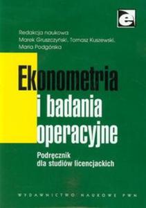 Ekonometria i badania operacyjne - 2857613384