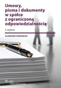 Umowy pisma i dokumenty w spóce z ograniczon odpowiedzialnoci